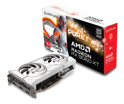 Karta graficzna SAPPHIRE Radeon RX 9060 XT Pure OC 16GB GDDR6 11350-02-20G